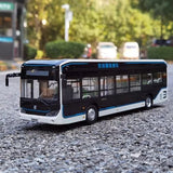 New 1/43 Geely C12E Pure Electric Vehicle Diecast Model Car Bus Toys Hobby Gifts Parts