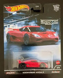 Hot Wheels Car Culture Exotic Envy Koenigsegg Agera R Diecast Red Car New Parts