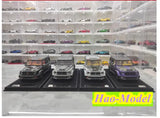 1:18 Mansory Mercedes G63 AMG diecast model car set in display boxes, four views