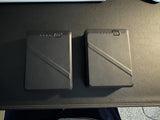 DJI TB51 intelligent battery pack with indicator on two dark gray units