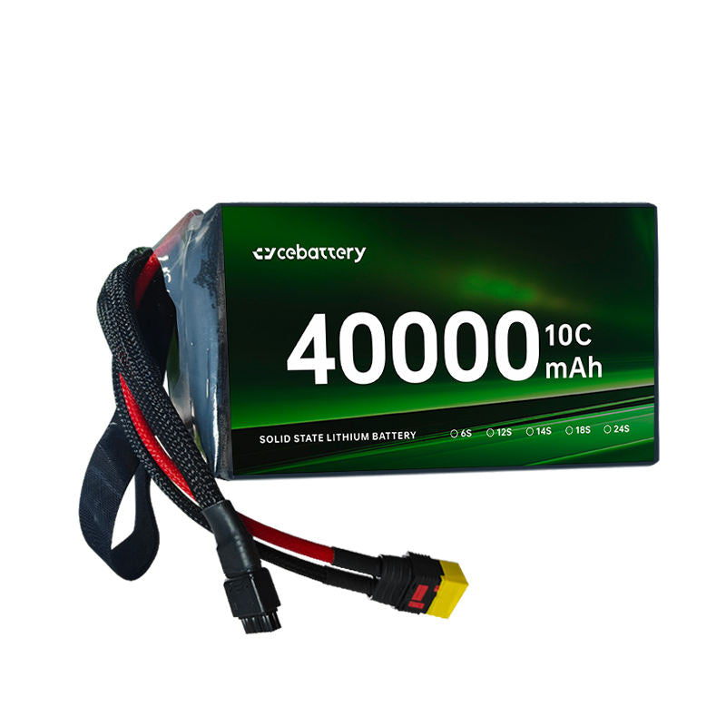 Wholesale High Density 40000mAh Solid State 6S 12S 24S Lithium Ion Battery Pack for UAV POWER Drone Fixed-Wind Vtol Multirotor Drone