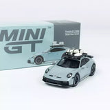 MINIGT 1:64 Gray 911 Dakar Shade Sports Model Diecast Metal Car 780 Toy
