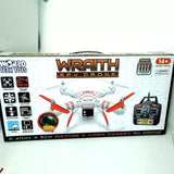 Wraith Spy Drone 2.4 GHz 4.5CH Picture Camera RC Drone 1080p NEW Tech Toys White Drone