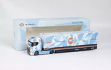 TG 1:64 Scania S730 Blue Enclosed Double Deck Truck Model Diecast Metal Car New Parts