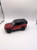 Kinsmart Red Land Rover Defender 90 Diecast Car Toy
