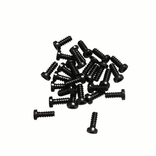 Set of 30 black Phillips head screws for drone body cover shell