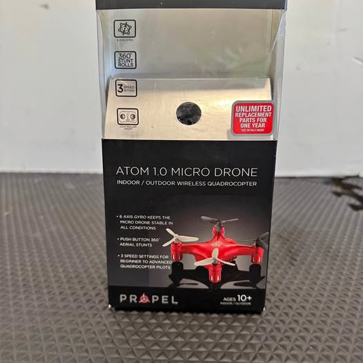Atom 1.0 micro drone box, indoor/outdoor wireless quadcopter