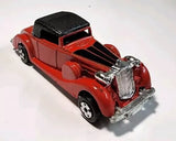 Vintage Unbranded Red 1937 Packard Coupe Roadster 1/72 Diecast VHTF  Parts