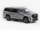 ED Masdi 1:64 Silver Escalade Full Size SUV Sports Model Diecast Metal Car New Toy