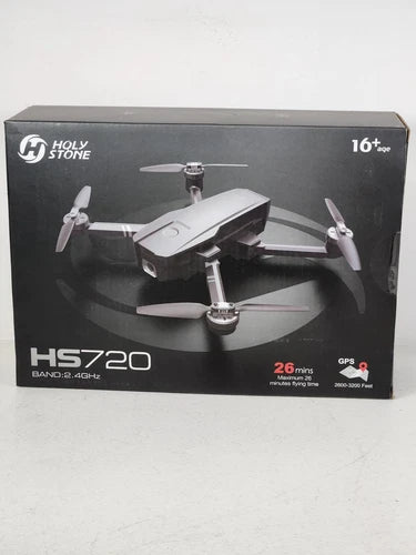 Holy Stone HS720 drone box with 2.4GHz quadcopter, four propellers
