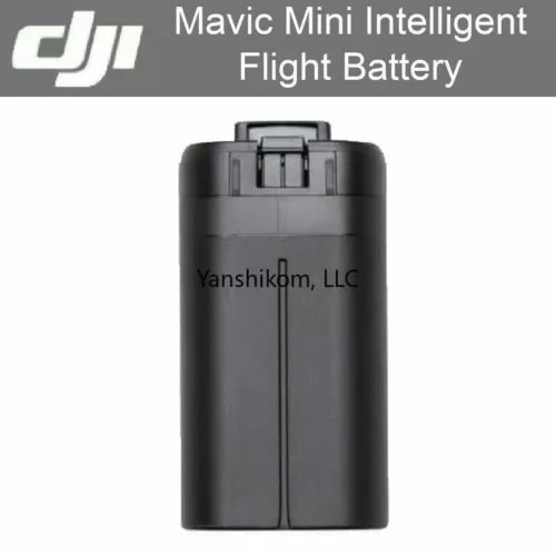 Black cylindrical flight battery with top connector