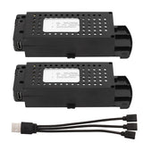 2PCS Drone Battery 3.7V 3000mAh Lithium Battery Charging SS Drone