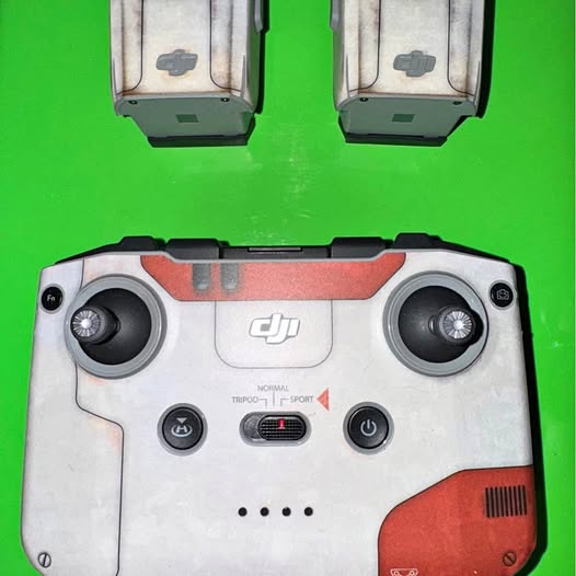 DJI Mavic 2 Air remote controller with dual thumbsticks and button controls