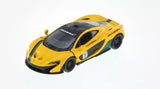 KINSMART 1:36 DISPLAY MCLAREN P1 EXCLUSIVE EDITION Diecast Car Yellow  Toy