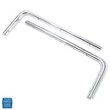 Chrome headlamp housing trim molding bars, pair replacement