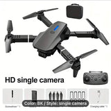 Quadcopter drone with 4K HD camera altitude hold one-button operation and LED lights Brooklyn NY Drone
