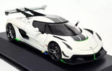 Solido 1/43 Koenigsegg Jesko 5.0 V8 2021 1599HP White Supercar Diecast Model Car Parts