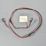DJI T30 power cable with red and black wires and two metal connectors