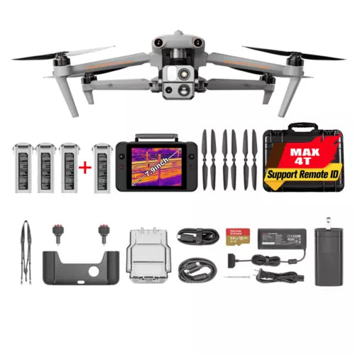 Autel EVO Max 4T drone kit with controller screen and accessories
