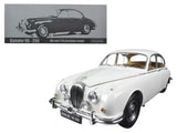 1967 Daimler V8-250 diecast model car, white, front three-quarter view, LHD