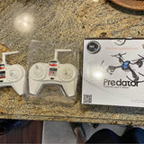 2.4GHz RC helicopter drone set with dual controllers in blister packaging
