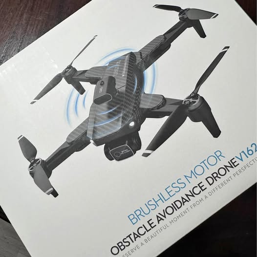 Foldable quadcopter drone with 1080P dual cameras and four propellers