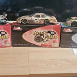 1:12 diecast stock car box with race car and 'Race Fans' logo