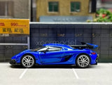 Tarmac 1:64 Scale Blue For Jesko Attack Racing Sports Model Diecast Metal Car Parts