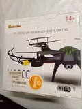 BEEBEERUN FPV Drone WIFI Version 4CH Remote Control (WHITE) Open Box Drone