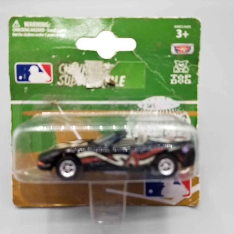 Arizona Diamondbacks diecast car in blister package, black with red accents