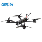 GEPRC MARK4 7-inch FPV drone with four propellers, carbon-frame body and antennas