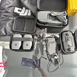 DJI Mavic 1 Pro drone accessory case with controller, cables, and remote
