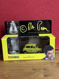 Corgi 04438 1:36 Diecast,  Mr. Bean Mini & Mr. Bean Figure. 2000. Rare And New Toy