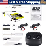 Mini RC helicopter drone with controller and parts kit, black and neon green