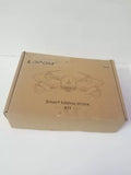 Lopom X11 smart folding drone packaging box with product diagram