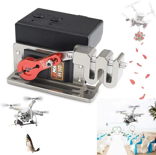 RCGEEK Compatible DJI Phantom 4 Drone Clip Drop Kit Payload For 4 Pro Drone