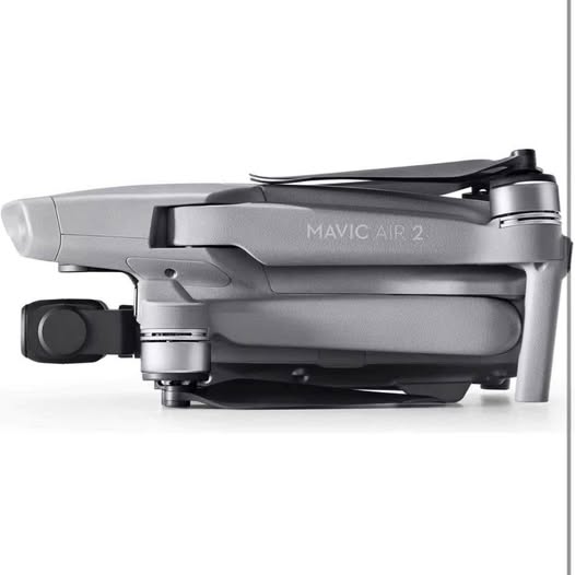 Dji Mavic Air 2 drone with front camera and gimbal, gray folded design