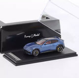 Funny Model 1/64 Ferrari Purosangue SUV Blue Diecast car Model Toy Gift Toy