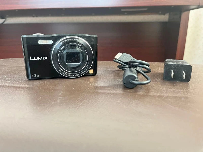 Panasonic Lumix SZ8 Compact Camera 12x Wi-Fi Black from Japan