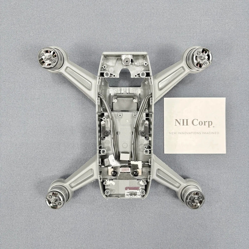 DJI Spark Silver Middle Frame Cover with Motors & ESCs for Drones - 2215