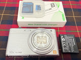 Panasonic LUMIX DMC-SZ9 16.1MP Digital Camera + Charger + 32GB SD Card Working