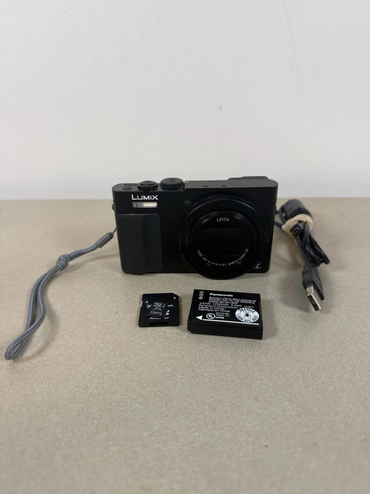 Panasonic Lumix DMC-ZS50 12.0MP Digital Camera Leica Lens 30x Zoom WiFi, TESTED