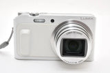 Panasonic LUMIX DMC-TZ57 White Compact Camera Tested Working From Japan