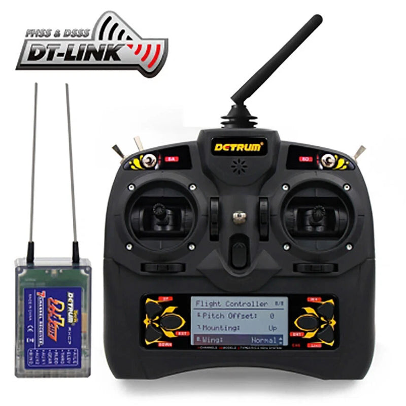Dynam Detrum GAVIN-6C Transmitter RXC7 Receiver RC Plane Helicopter Multicopter