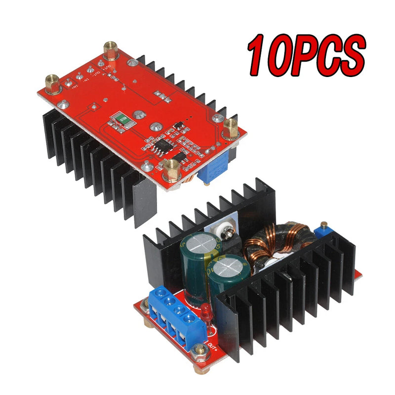 10 Pieces 150W DC-DC Boost Converter 10-32V to 12-35V 6A Step Up Power Supply