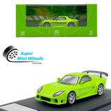 Time Micro 1:64 Mazda RX-7 VeilSide Green - Diecast Model