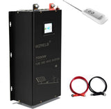 7000W Pure Sine Wave Inverter 36V to 120V 240V Split Phase Solar Home Car Remote