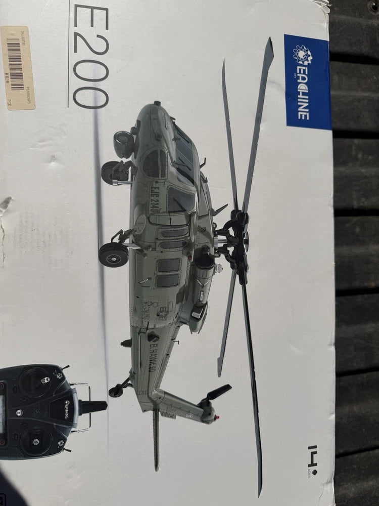 Eachine E200 Black Hawk Scale RC Helicopter Electric Ready to Fly Hobby Grade