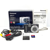 Panasonic LUMIX Z57 Digital Camera + 2 Batteries, Cable & Box - UNTESTED