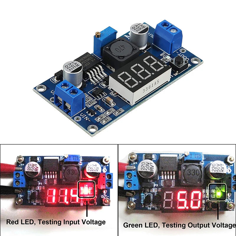 1/2/3PCS LM2596 Step Down Power Voltage Converter Module DC 2.5-40V to 1.25-37V